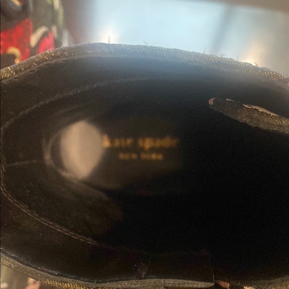 Kate Spade Floral Women's Boots - Black and Red - Picture 6 of 7